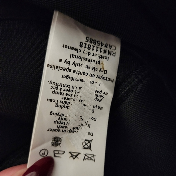 Michael Kors Black & Gold Strapless Dress Size 2 - Picture 6 of 6